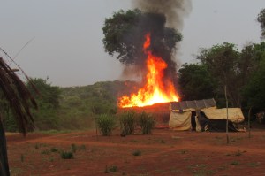 El primero que ardio fue el jerokyha templo